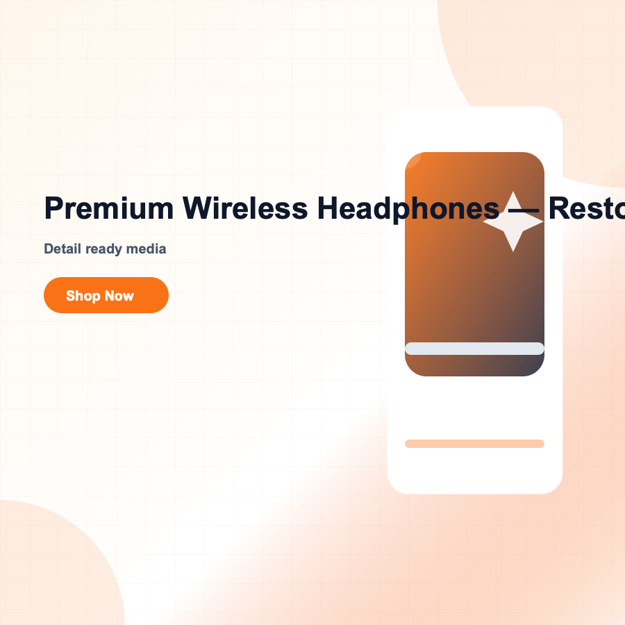 Premium Wireless Headphones — Restock Enquiry